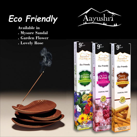 Eco Friendly: Mix Pack - Charcoal Free Incense Stick (12 Nos.)