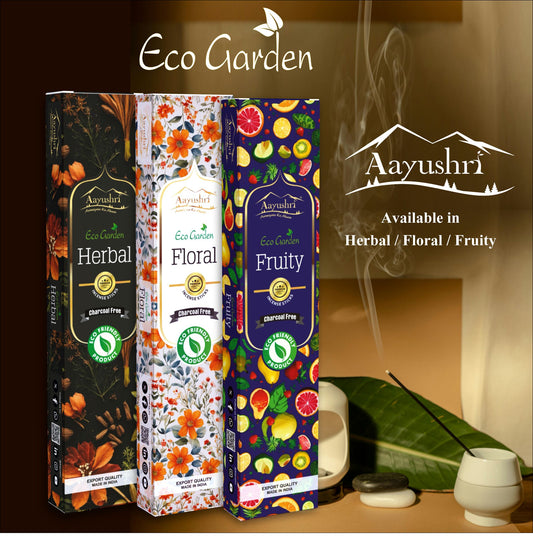 Eco Garden: Mix Pack - Charcoal free incense stick (6 Nos.)