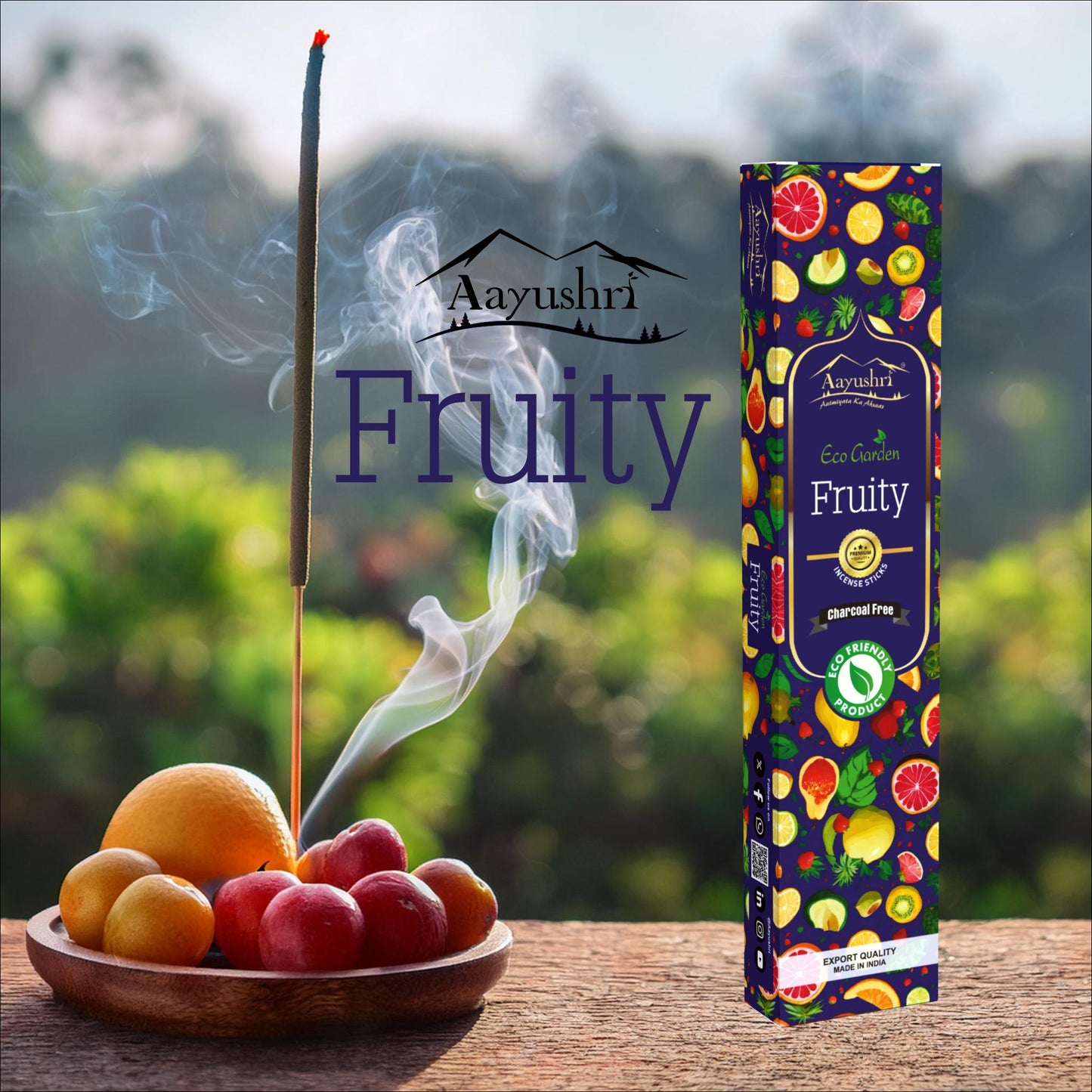 Eco Garden: Mix Pack - Charcoal free incense stick (6 Nos.)